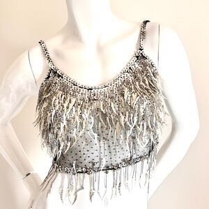 Shimmer Fringe Top
